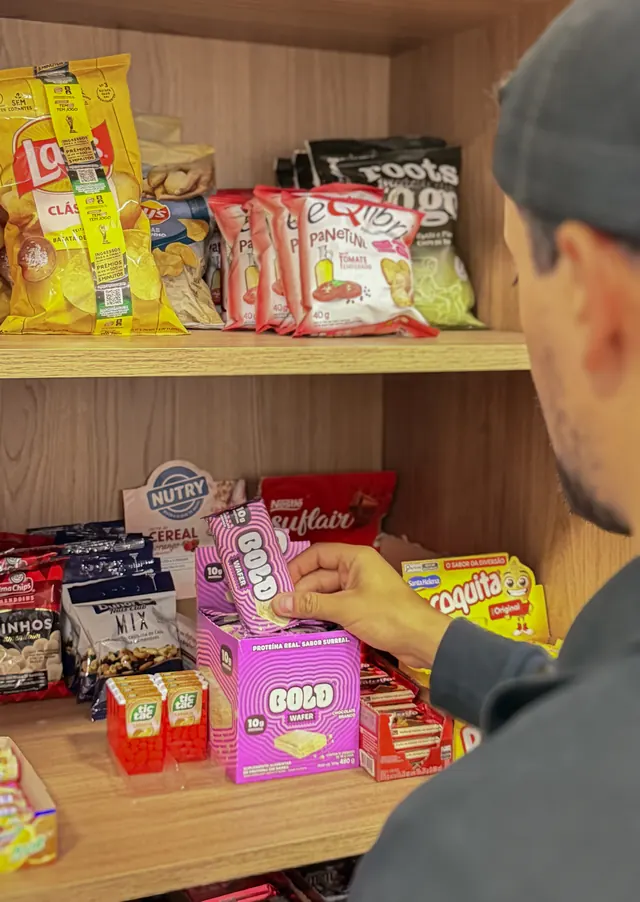 Reposição de produtos no minimercado