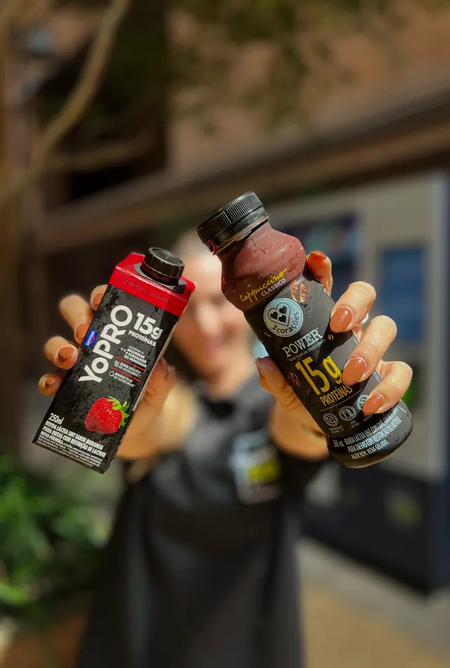 Bebidas proteicas disponíveis na SmartBox